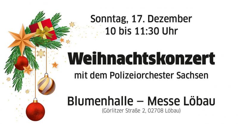 Titelbild Weihnachtskonzert mit dem Polizeiorchester Sachsen