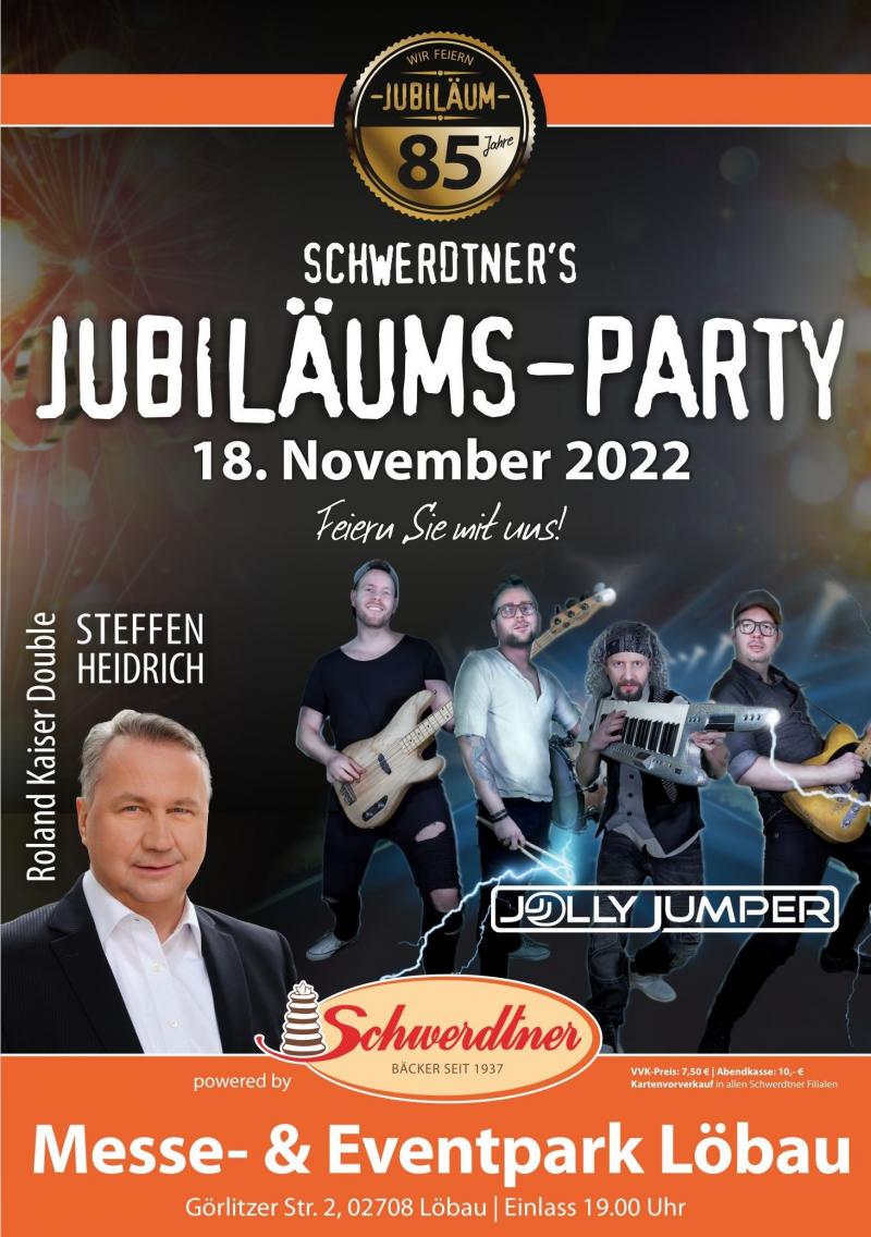 Titelbild Schwerdtner´s Jubiläumsparty