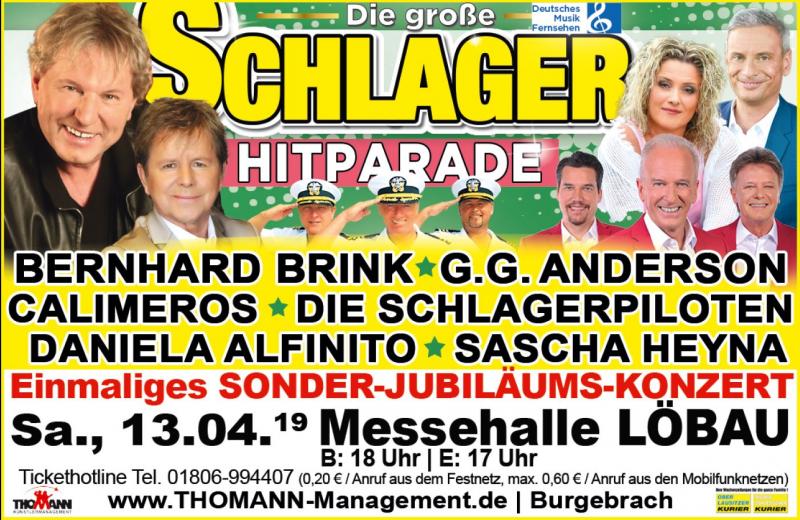 Titelbild Die große Schlagerhitparade 2019