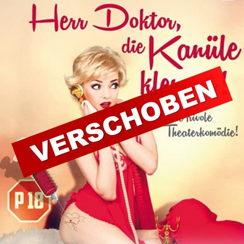 Titelbild Ersatztermin Herr Doktor, die Kanüle klemmt!