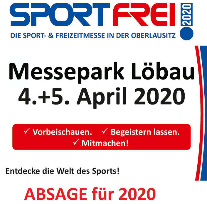 Titelbild SPORT FREI 2020!  Die Sport- und Freizeitmesse in der Oberlausitz